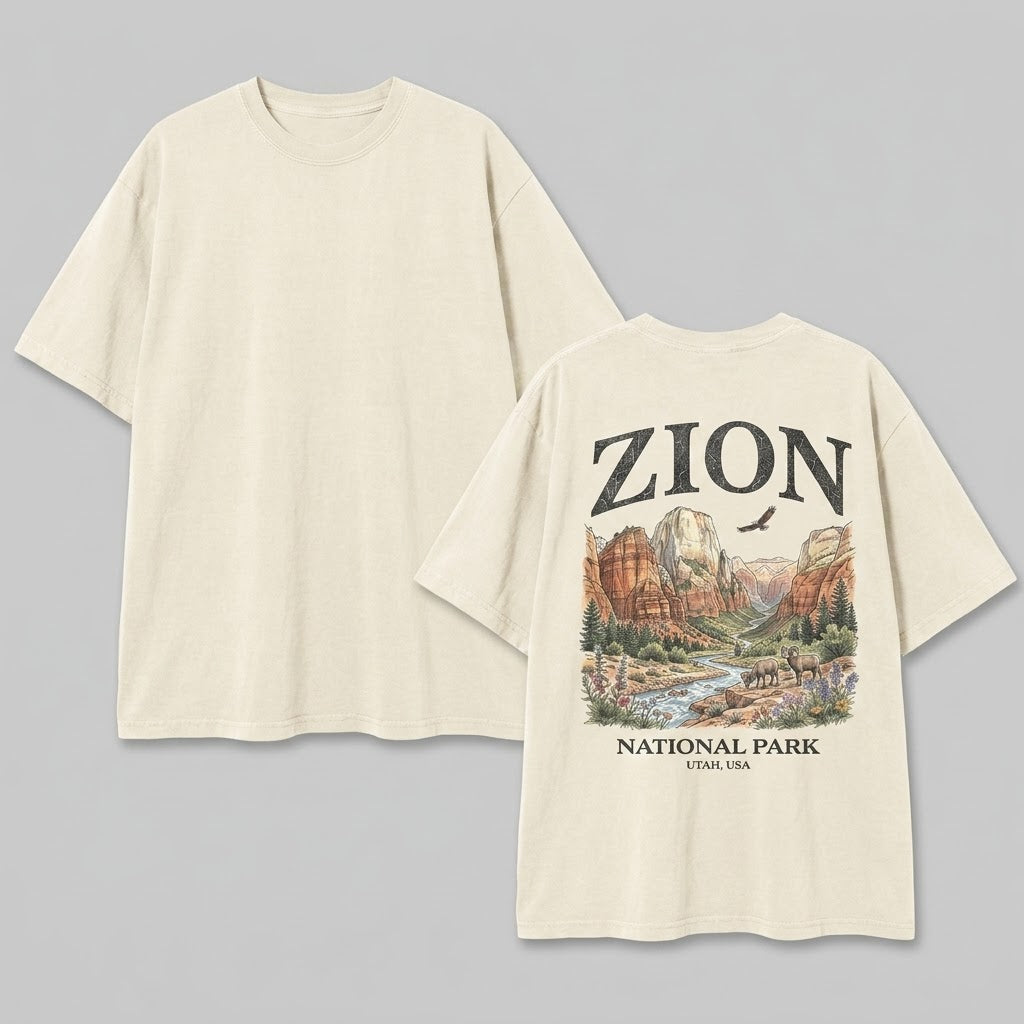 Zion National Park T Shirt, For Zion Vacation Zion National Park Shirt, Vintage Utah Vacation Shirt For Zion Trip Gift