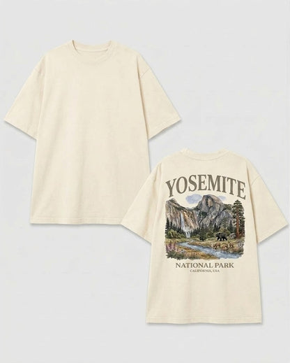 Yosemite National Park Vintage 90s Graphic T-Shirt, Retro California Wildlife Bear USA Unisex Tee, Perfect For Gift.