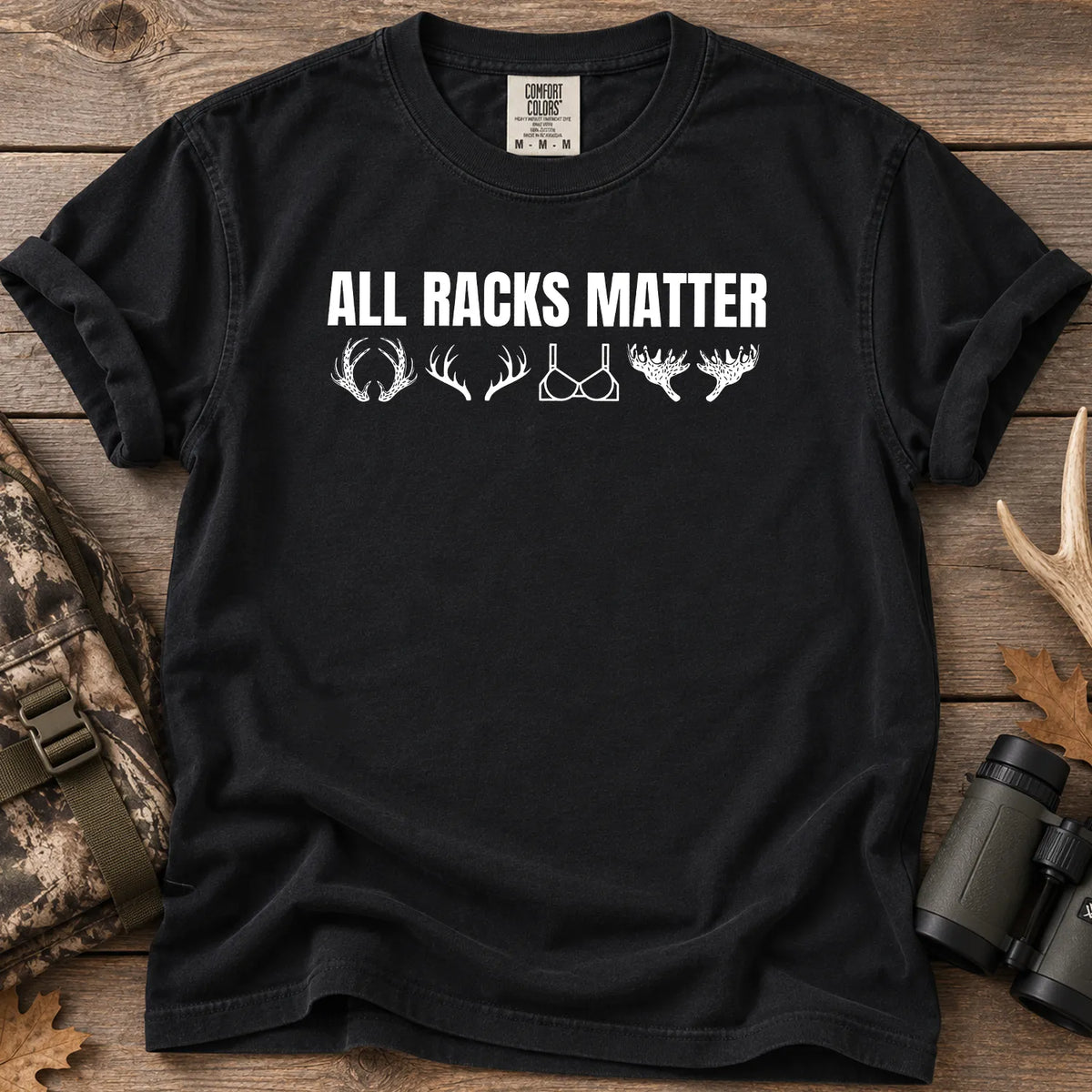 All Racks Matter Deer T-Shirt in Black