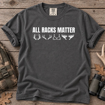 All Racks Matter Deer T-Shirt in Pepper
