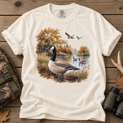 Autumn Goose Pond T-Shirt in Ivory