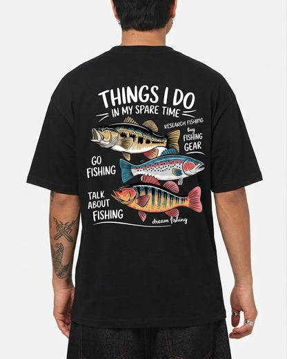 Fishing Things I Do In My Spare Time Shirt, Funny Fishing T-shirt, Fishing Lover Gift, Dad Fishing Shirts