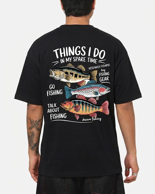 Fishing Things I Do In My Spare Time Shirt, Funny Fishing T-shirt, Fishing Lover Gift, Dad Fishing Shirts