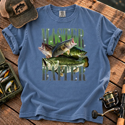 Bait Master Bass T-Shirt in Blue Jean