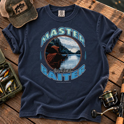 Bait Master Lake T-Shirt in True Navy