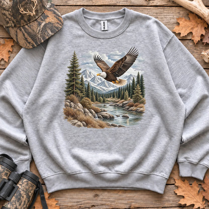 Bald Eagle River Sweatshirt in Sport Grey