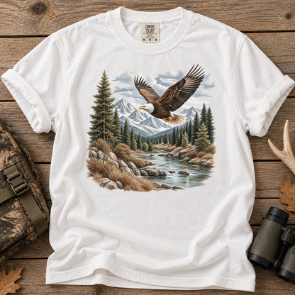 Bald Eagle River T-Shirt in White