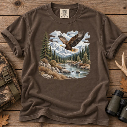 Bald Eagle River T-Shirt in Espresso