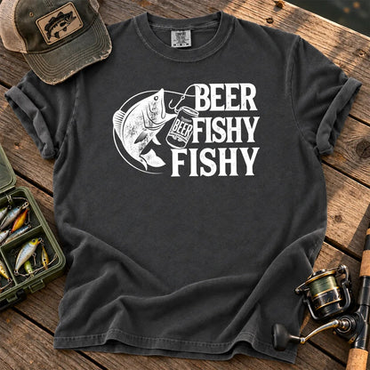 Beer Fishy Fishy T-Shirt in Pepper