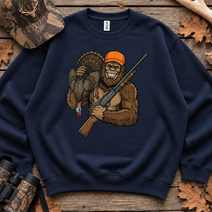 Bigfoot Turkey Hunter Sweatshirt in Navy