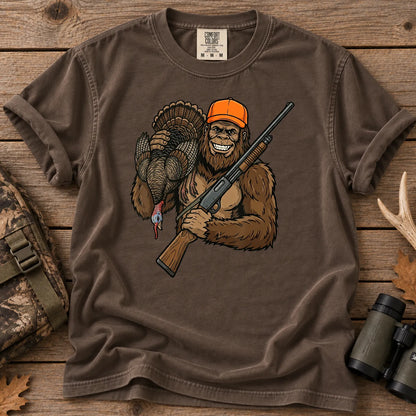 Bigfoot Turkey Hunting T-Shirt in Espresso