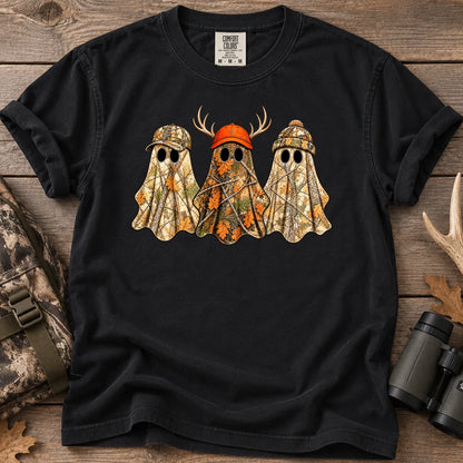 Boo Hunting Ghost T-Shirt in Black