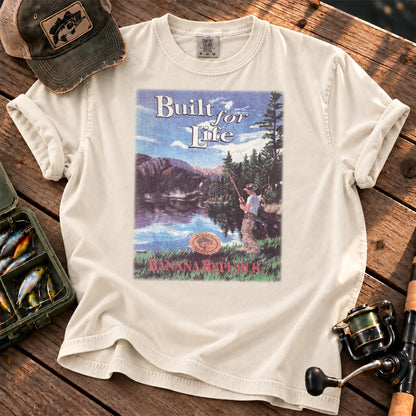 Built for Life Fishing T-Shirt in Ivory
