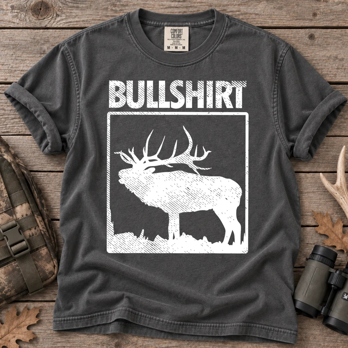 Bullshirt Elk Hunting T-Shirt in Pepper