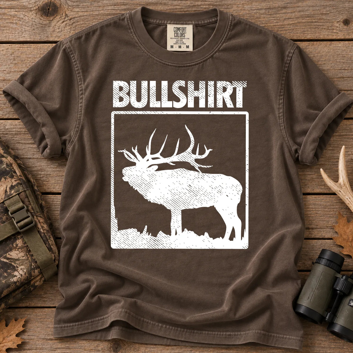 Bullshirt Elk Hunting T-Shirt in Espresso