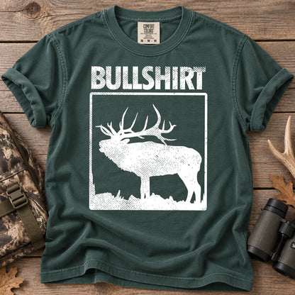 Bullshirt Elk Hunting T-Shirt in Blue Spruce