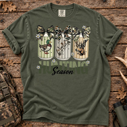 Camo Bow Hunting Season T-Shirt in Moss