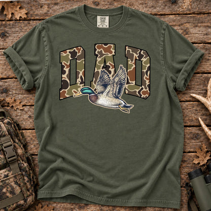 Camo Dad Mallard T-Shirt in Moss