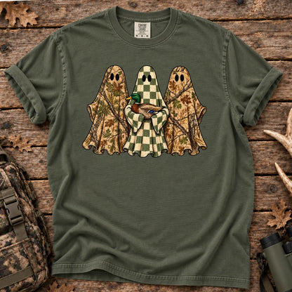 Camo Ghost Hunting T-Shirt in Moss