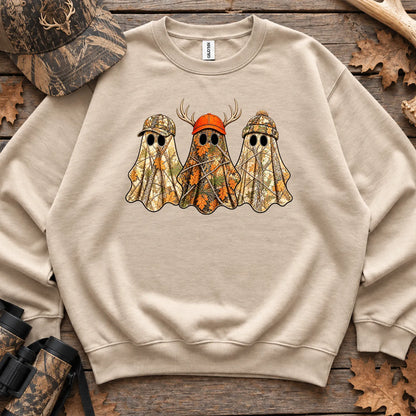 Camo Hunting Ghost Trio Sweatshirt in Sand