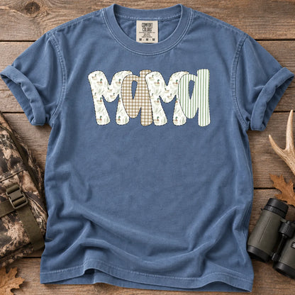 Camo Mallard Mama T-Shirt in Blue Jean
