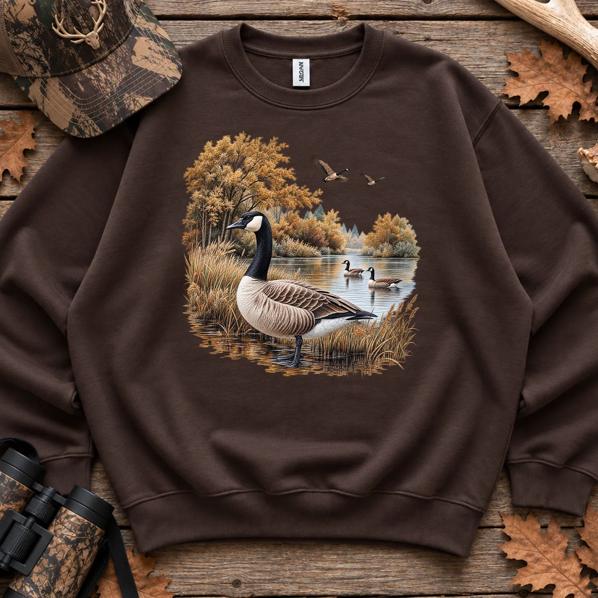 Canada Goose Fall Sweatshirt in Dark Chocolate