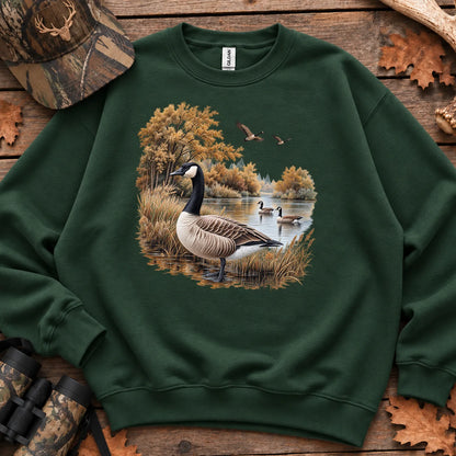 Canada Goose Fall Sweatshirt in Forest Green