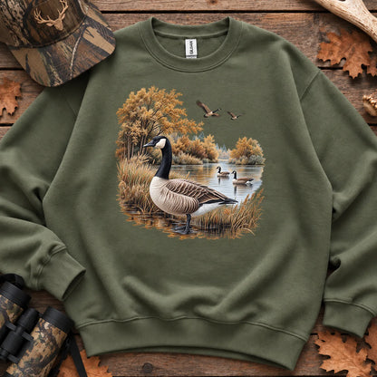 Canada Goose Fall Sweatshirt in Military Green
