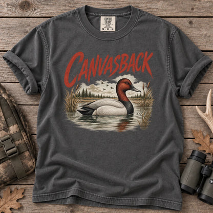 Canvasback Duck T-Shirt in Pepper