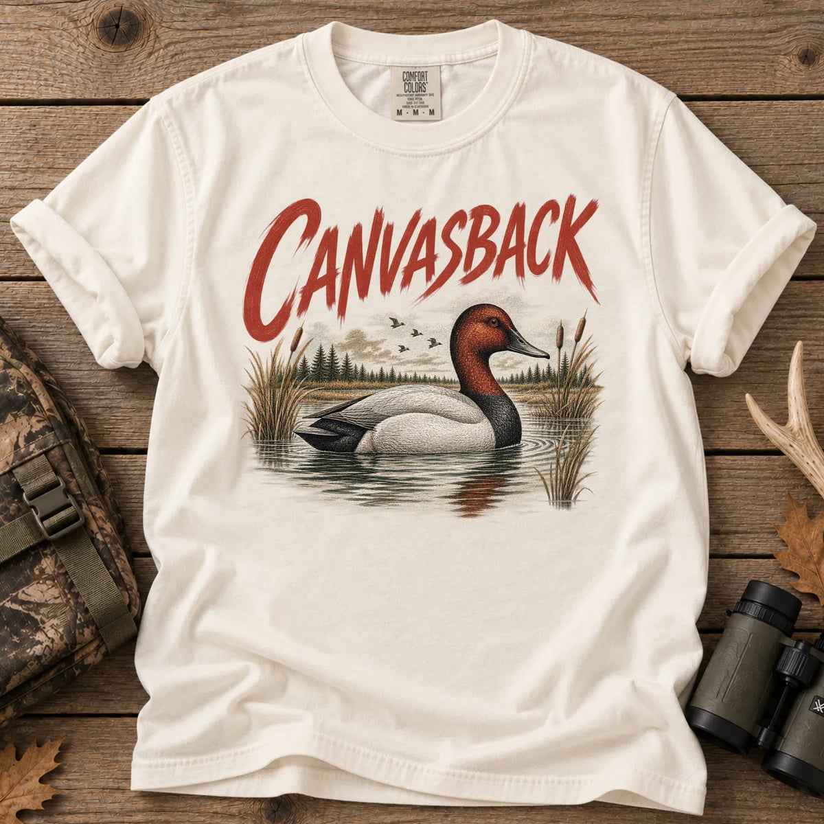 Canvasback Duck T-Shirt in Ivory