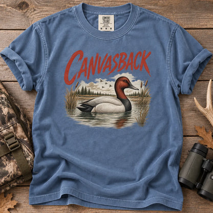 Canvasback Duck T-Shirt in Blue Jean