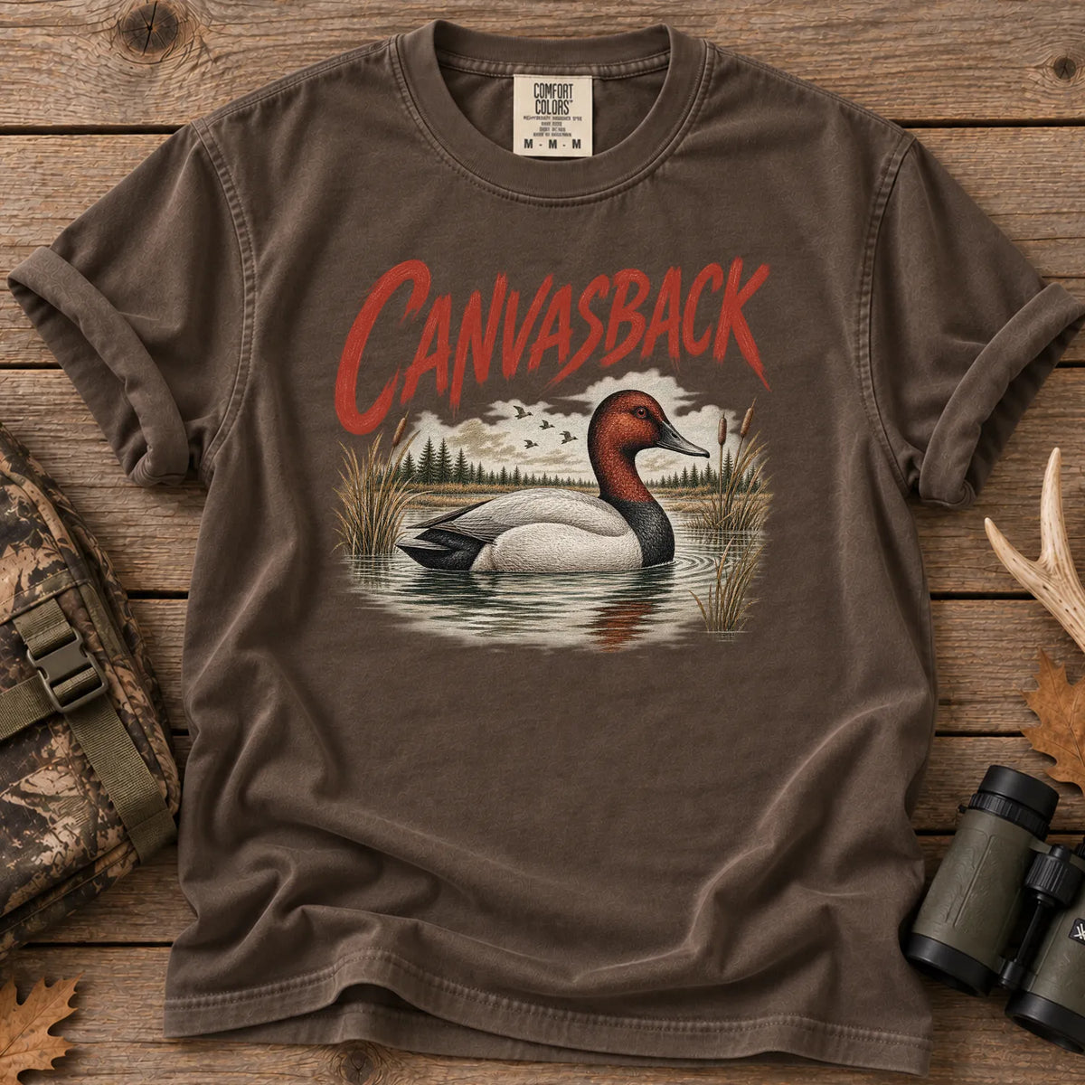 Canvasback Duck T-Shirt in Espresso