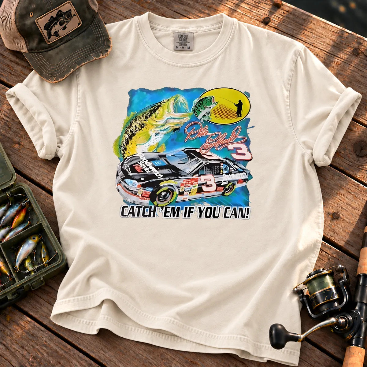 Catch Em If You Can T-Shirt in Ivory