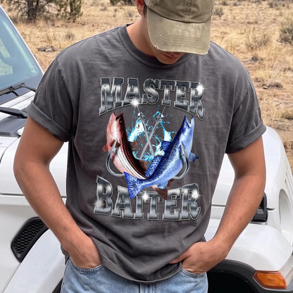 Chrome Bait Master T-Shirt Men model in Pepper