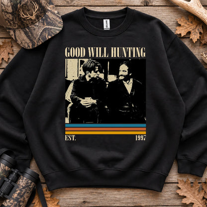 Classic Hunting Movie Parody Sweatshirt in Black