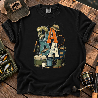 Dada Fishing T-Shirt in Black