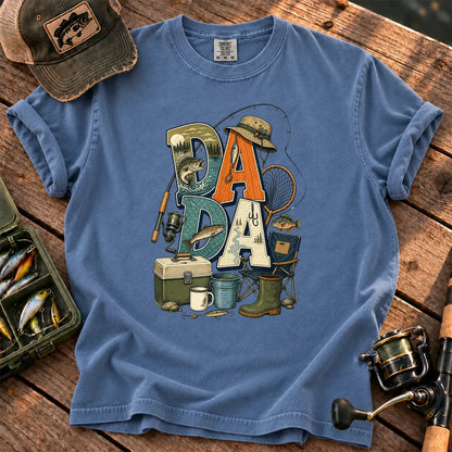 Dada Fishing T-Shirt in Blue Jean