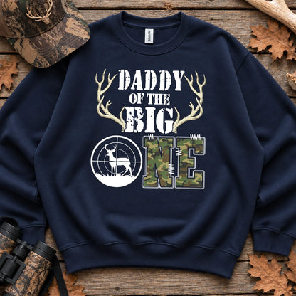 Daddy of the Big One Sweatshirt in Navy