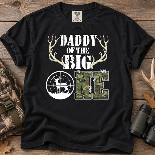 Daddy of the Big One T-Shirt in Black