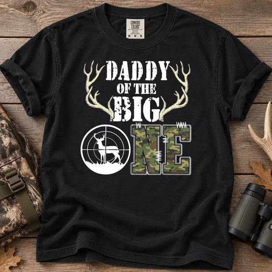 Daddy of the Big One T-Shirt in Black