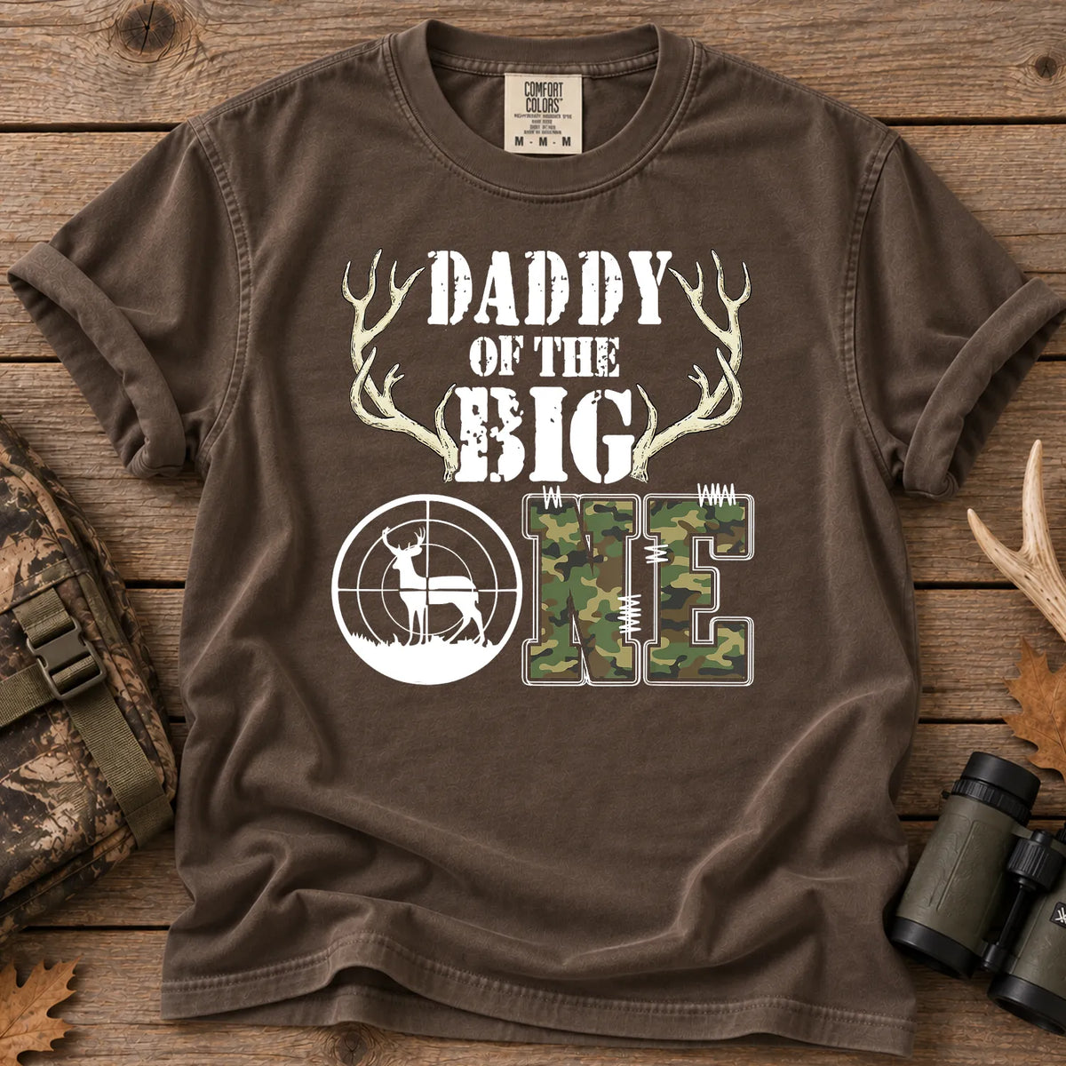 Daddy of the Big One T-Shirt in Espresso
