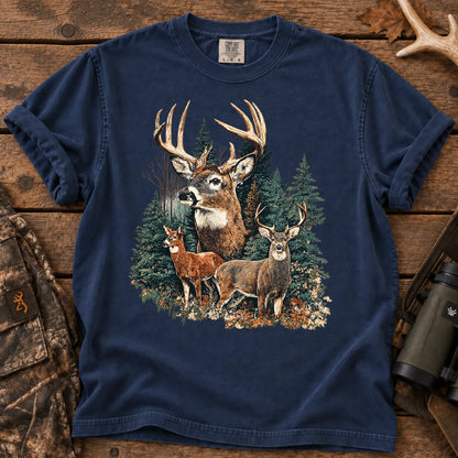Deer Hunting Season T-Shirt in True Navy