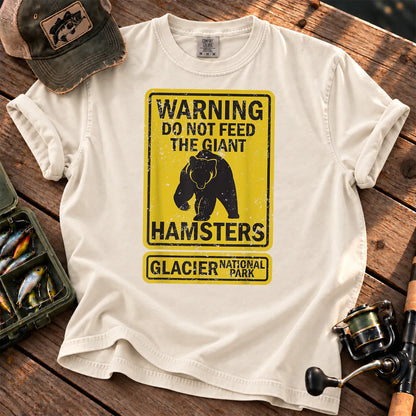 Do Not Feed Giant Hamsters Glacier T-Shirt in Ivory
