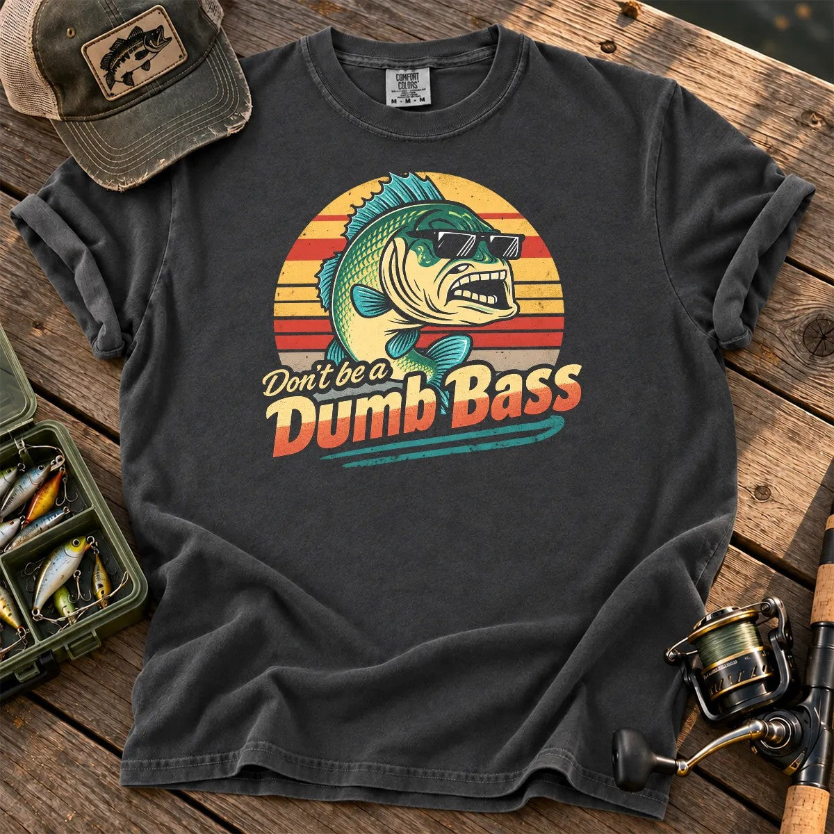 Don't Be a Dumb Bass T-Shirt in Pepper