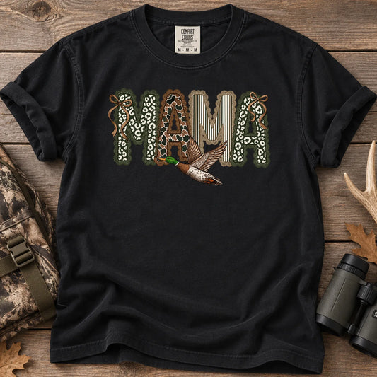 Duck Hunting Mama T-Shirt in Black