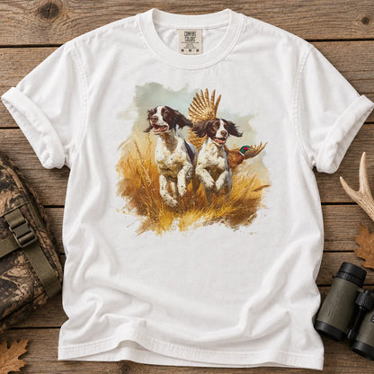 English Springer Spaniel T-Shirt in White
