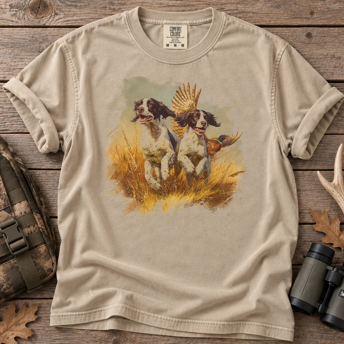 English Springer Spaniel T-Shirt in Sandstone