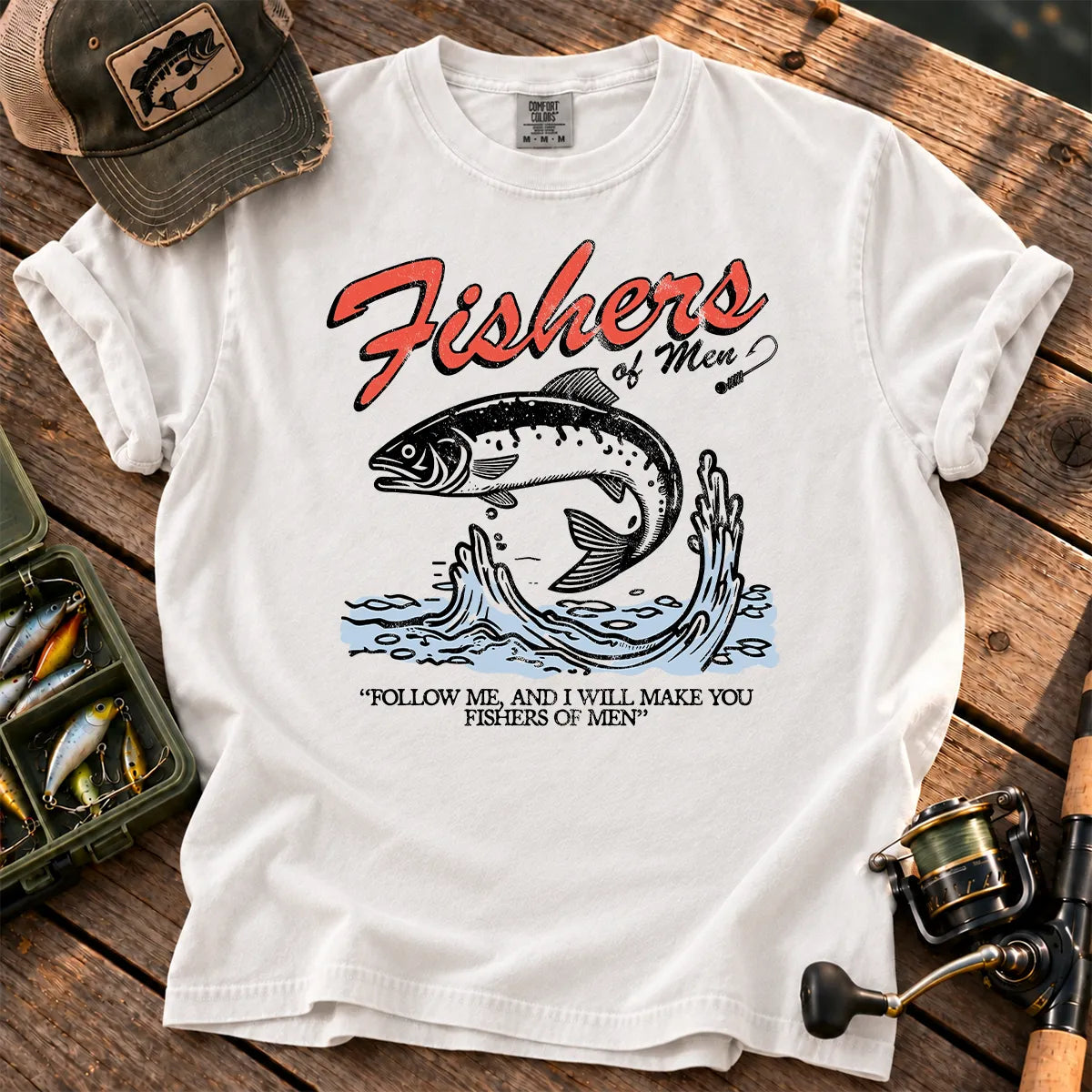 Fishers of Men T-Shirt in White