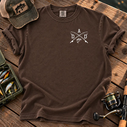 Fishing Dad Monogram T-Shirt in Espresso