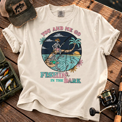 Fishing in the Dark Cowboy T-Shirt in Ivory